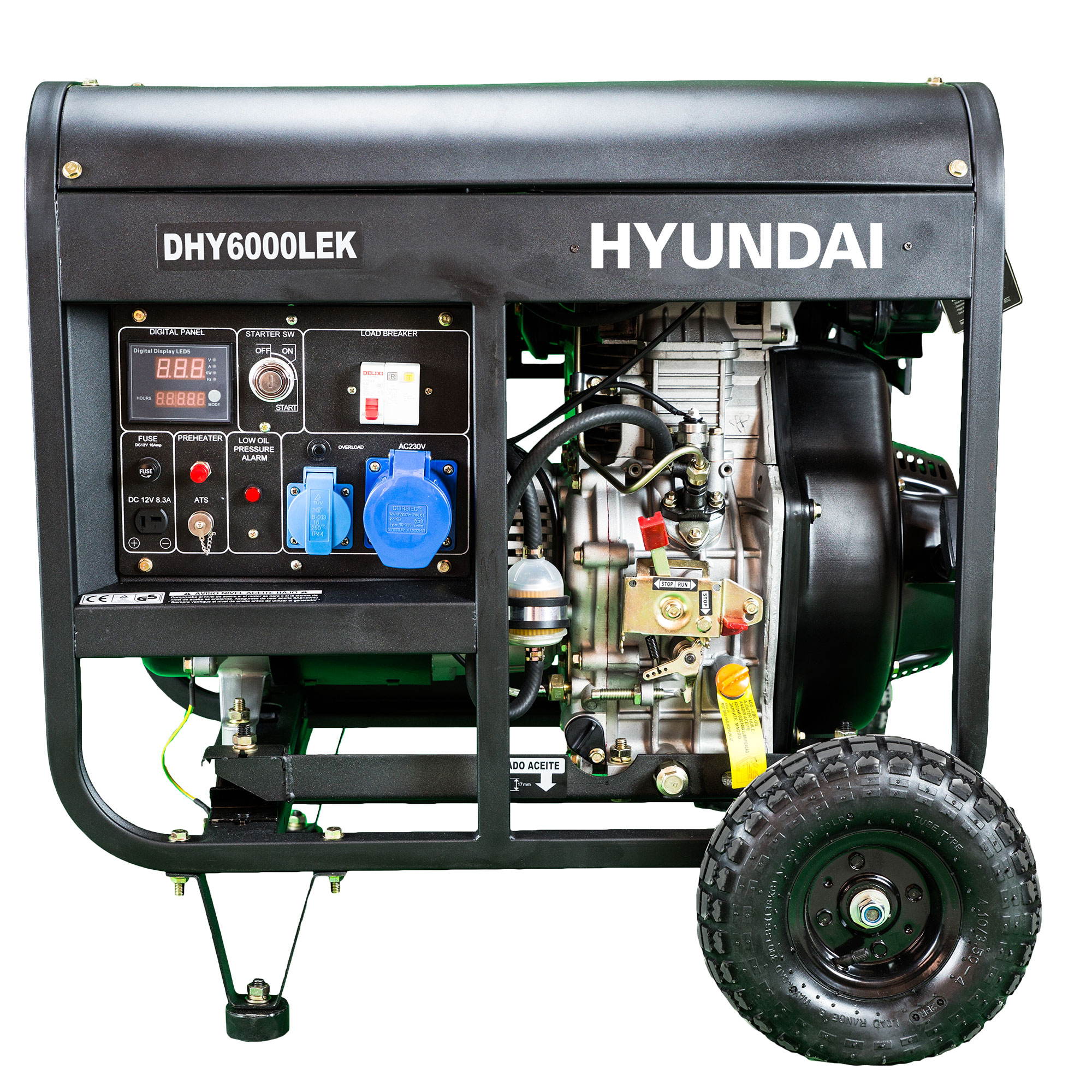 Generador Diésel DHY6000LEK