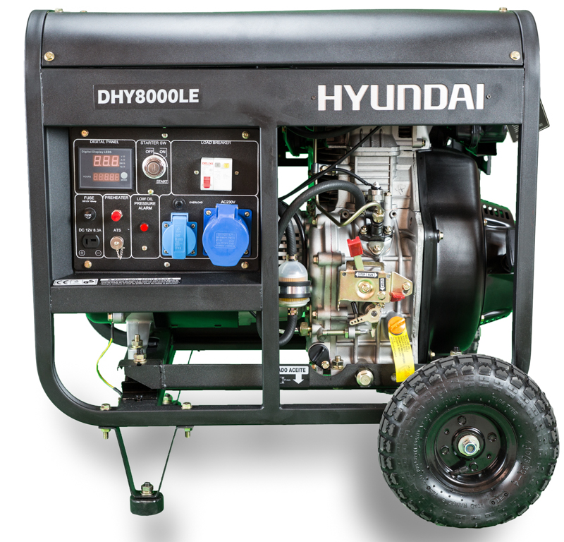 Generador Monofásico Diesel DHY8500LEK