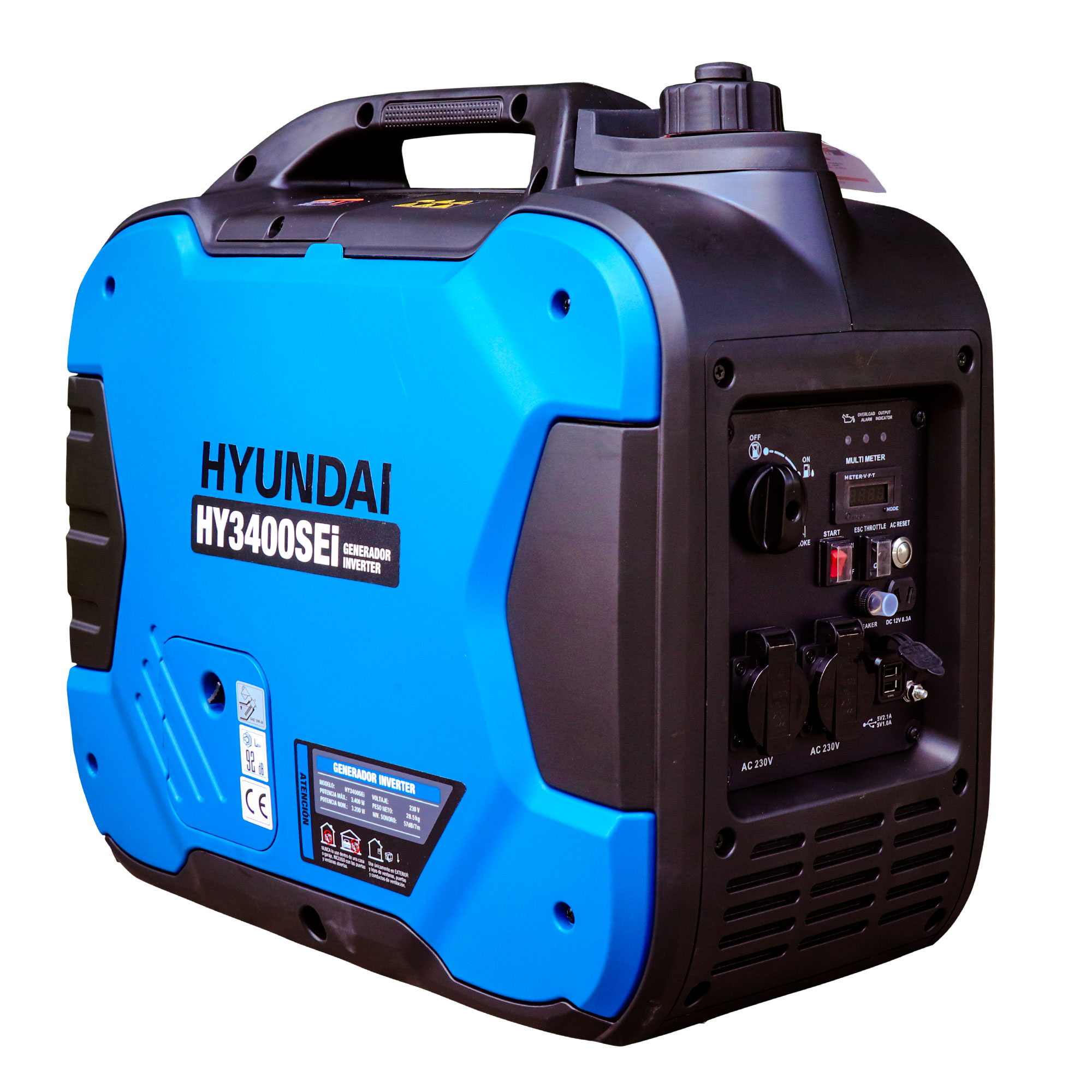 Generador Inverter Gasolina HY3400SEI - Imagen 2