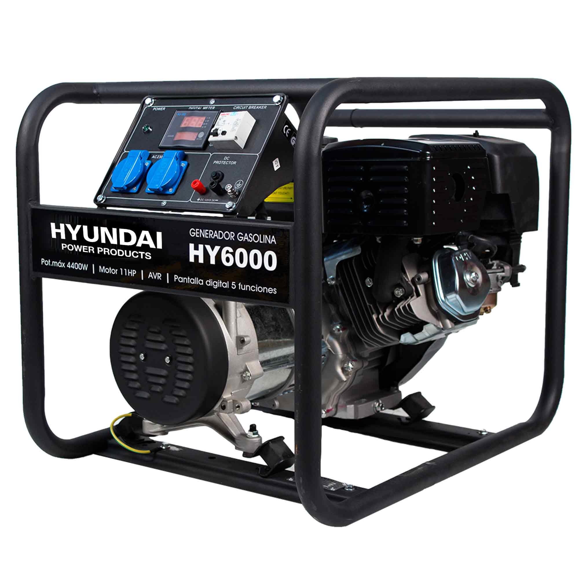 Generador Monofásico Gasolina HY6000