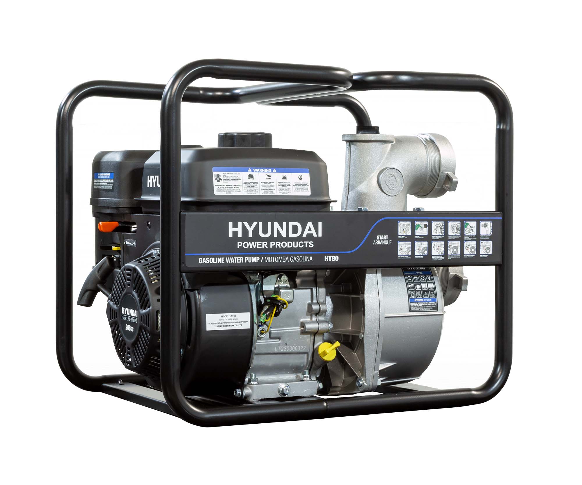 Motobomba gasolina HY80 - Imagen 2