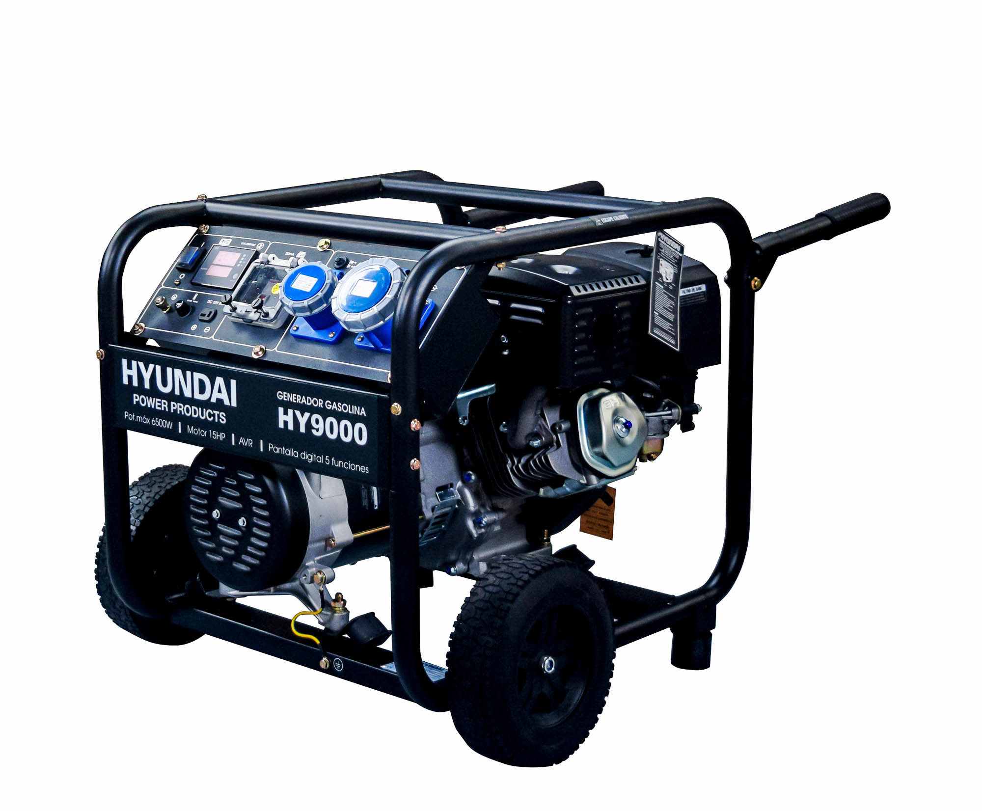 Generador Monofásico Gasolina HY9000K - Imagen 2